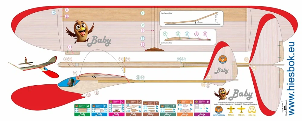 Baby školní model